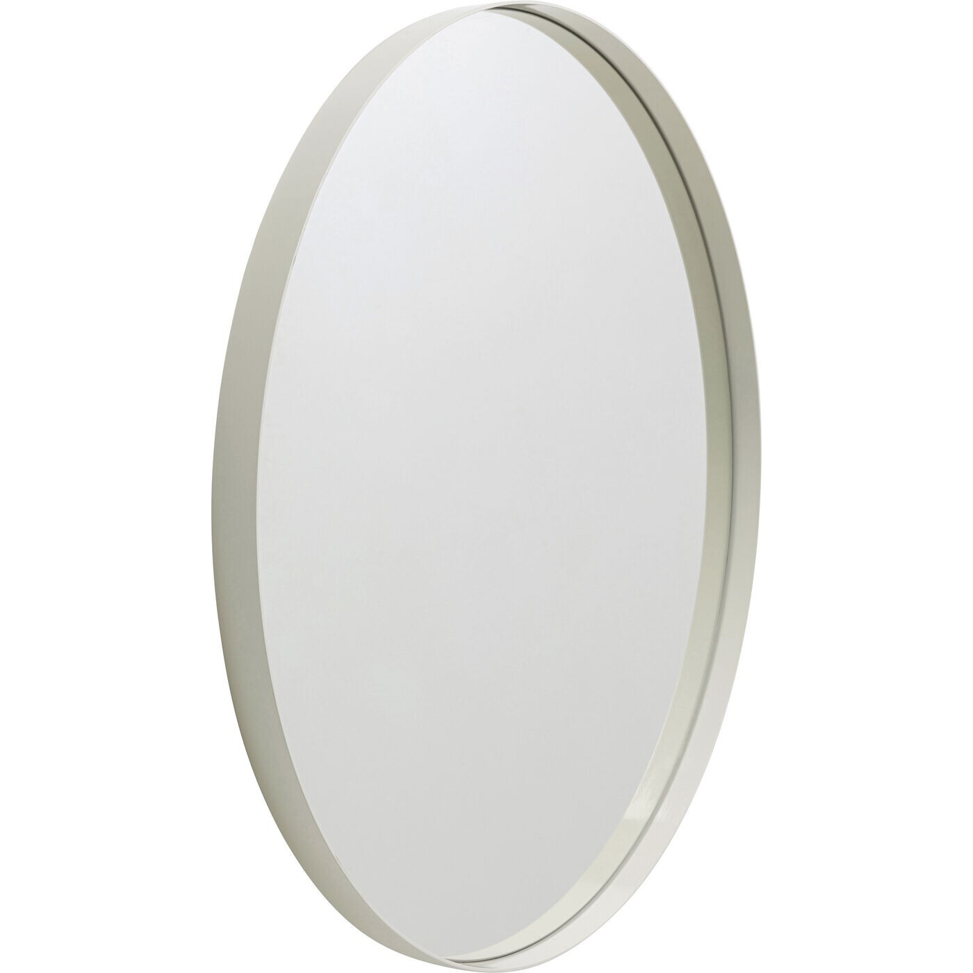 Miroir Curve rond 100cm beige Kare Design