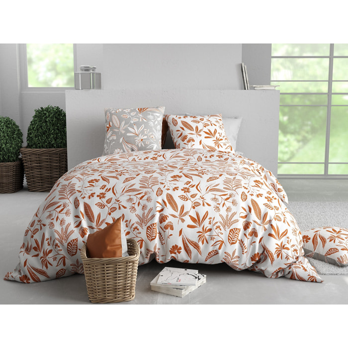 Parure housse de couette coton multicolore