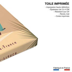 Tableau road trip sur la côte d'opale Toile imprimée