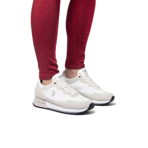 U.S. Polo Assn. - Sneakers SACHA005WDSN2 in camoscio per donna