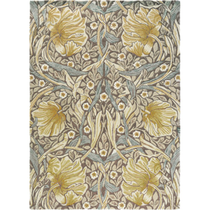 Tapis salon et chambre fait à la main en laine motif floral CILU