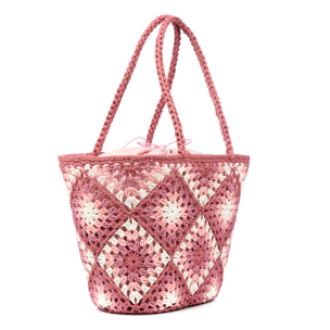 Zenson bolso de hombro mujer. Fabricado en algodón.