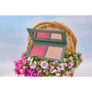 FEEL THE VIBE PALETTE Palette viso dalla texture ibrida con blush ed illuminante