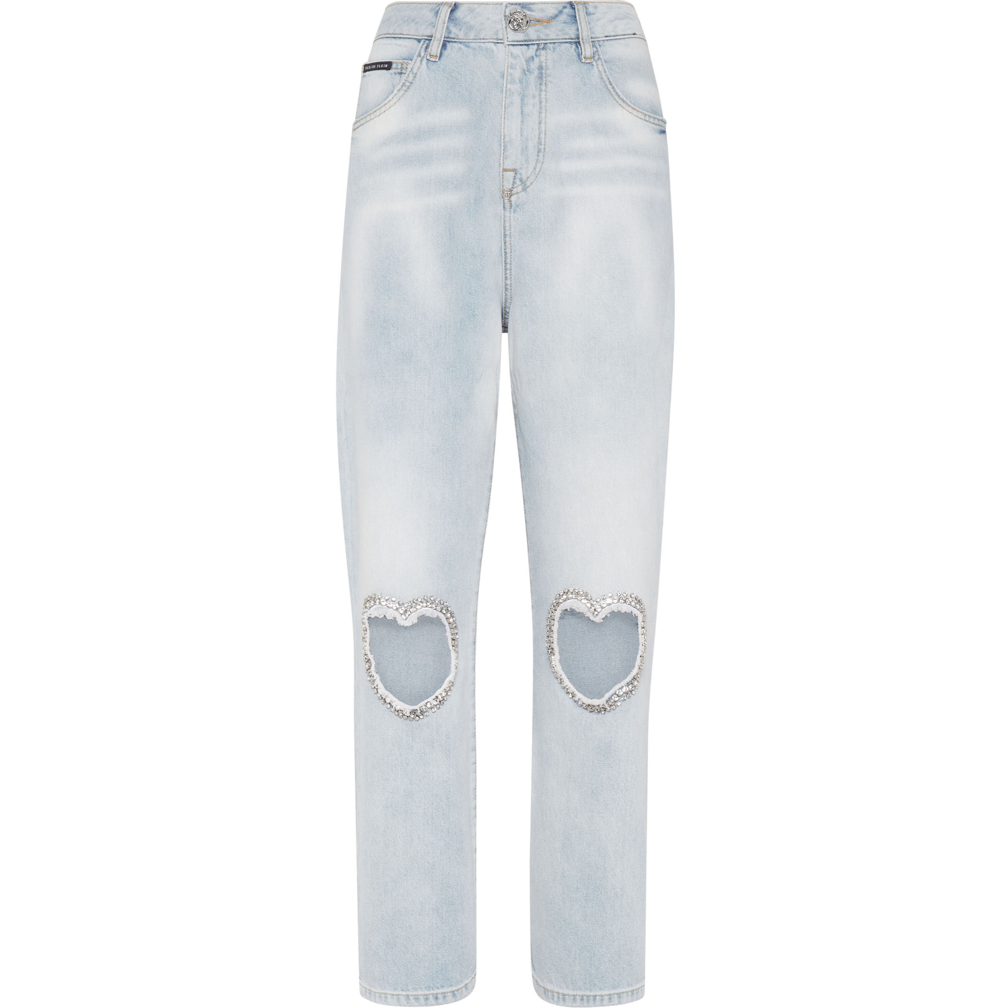 PHILIPP PLEIN Pantalones vaqueros Loose Fit HEART