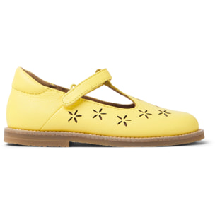 Bailarinas - CAMPER Savina Twins - Amarillo - Cuero liso