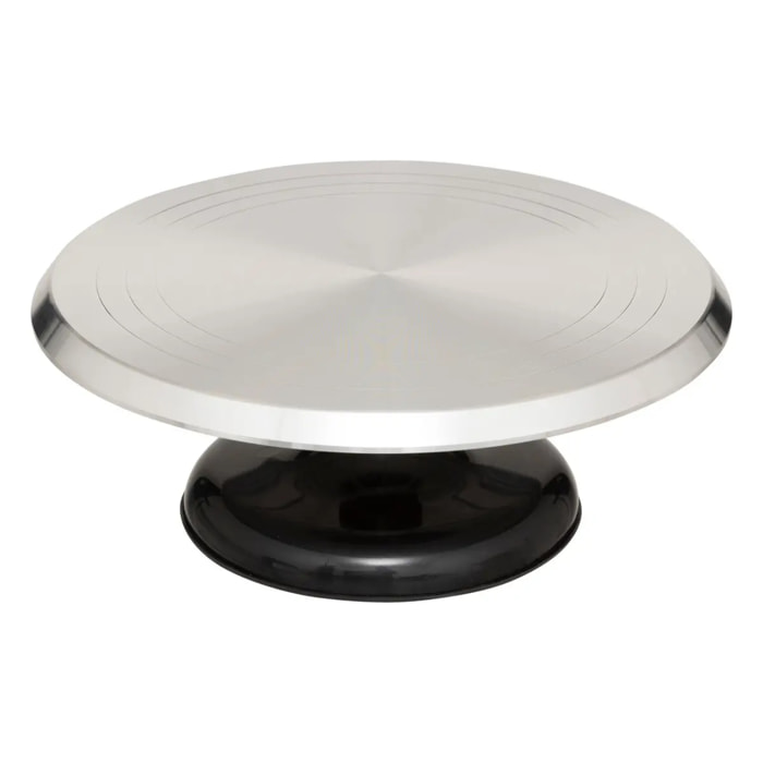 Plateau tournant pour gateau en aluminium
