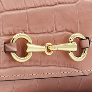 Portafoglio Cheval Firenze Grant Croc Rosa
