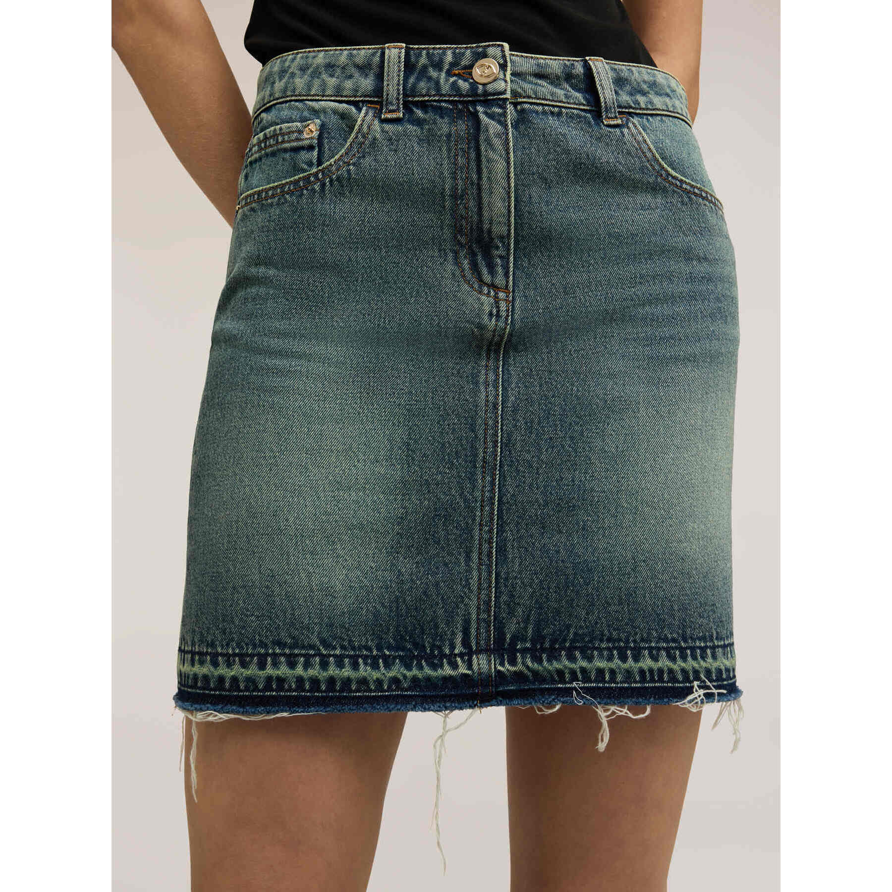 Motivi - Minigonna in denim - Azzurro