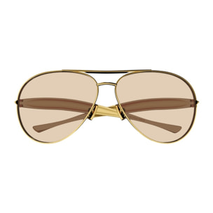Gafas de Sol Bottega Veneta BV1305S-002 de Metal Unisex 64 mm