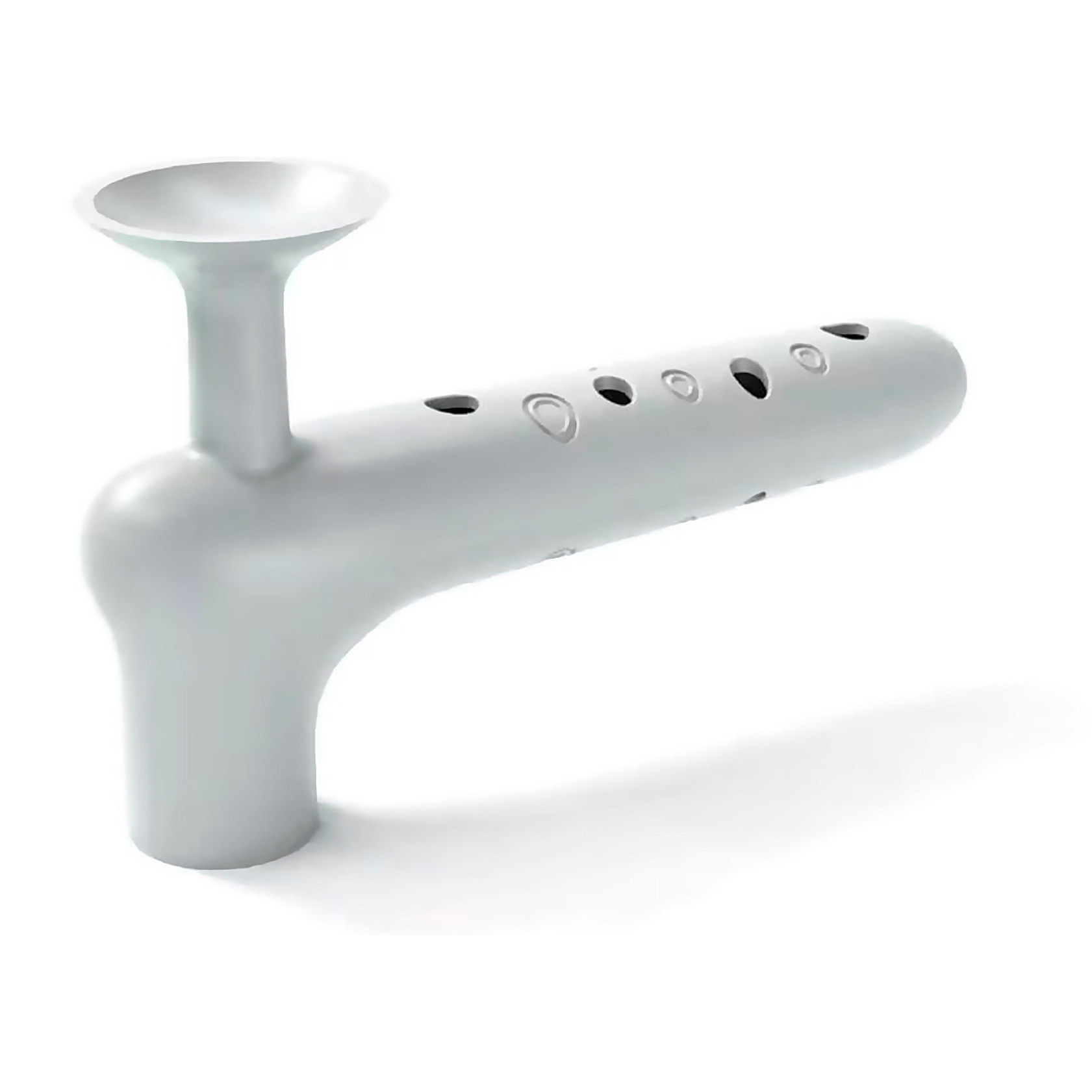 Funda de silicona para manilla de puerta con ventosa trasera que evita golpes y permite mantener la puerta abierta.