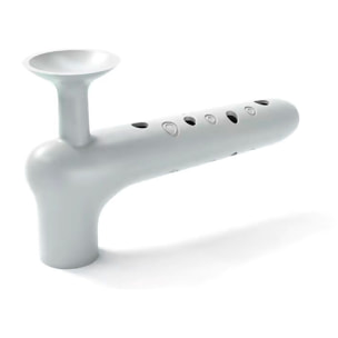 Funda de silicona para manilla de puerta con ventosa trasera que evita golpes y permite mantener la puerta abierta.