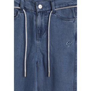 Jeans bambina comfort fit in denim lyocell