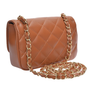 Borsa a spalla Anna Luchini Cammello