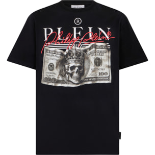 PHILIPP PLEIN Camiseta de cuello redondo y manga corta SIGNATURE