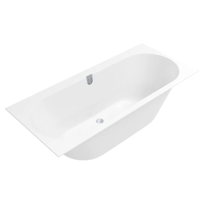 Baignoire droite 180 X 80 VILLEROY & BOCH Oberon 2.0 blanc mat