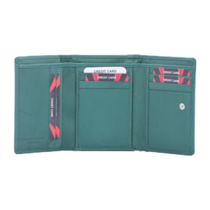 Portafoglio  da donna ecopelle Prodotto Vegano 12x9,5x2 cm