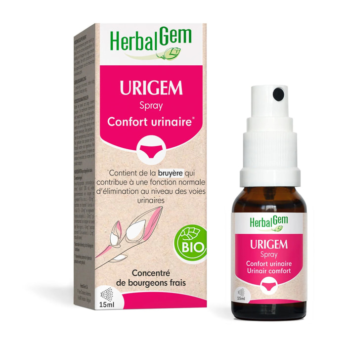 Herbalgem- UriGem spray - confort urinaire - Bio - 15 ml