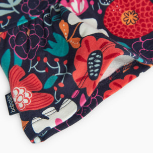 Chaqueta felpa flores de bebé niña -BCI