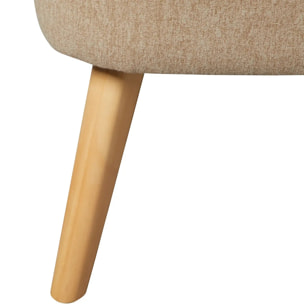 Fauteuil "Naova" beige