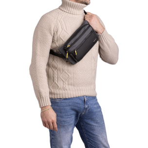 Marsupio  da uomo Textile Polyester 43x16x6 cm