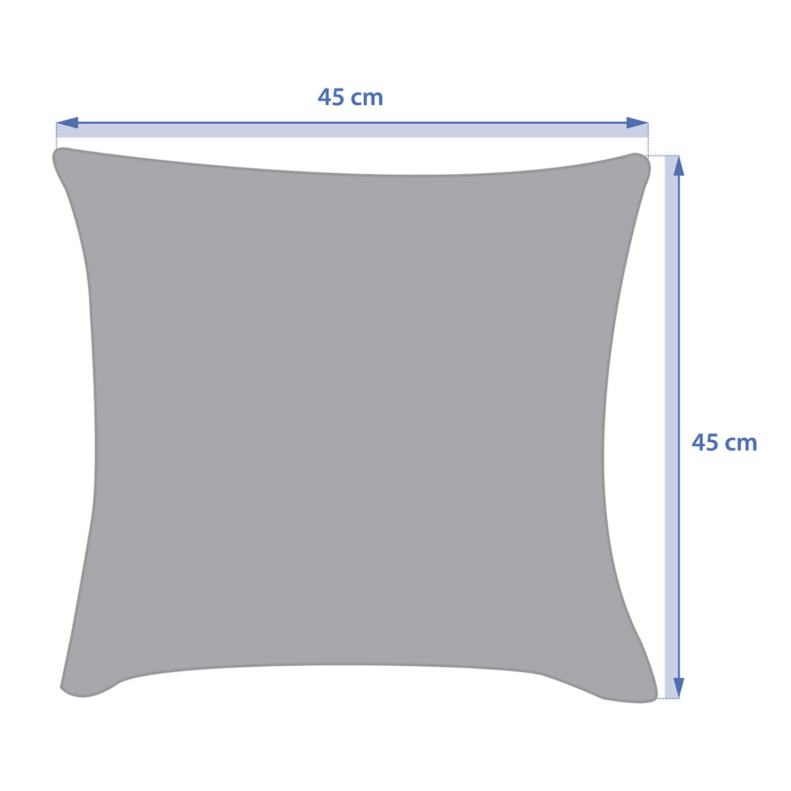 Coussin de sol d extérieur "Korai" terracotta 45 x 45cm en polyester