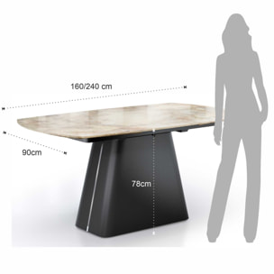 Tomasucci table extensible ERAN GOLD