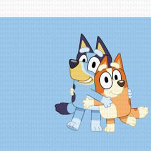 Conjunto gorro, guantes y tubo de cuello infantil "Bluey"