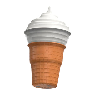 Heladera HD-BQL01 de 450ml. Incluye manual de recetas para preparar distintos tipos de helados.