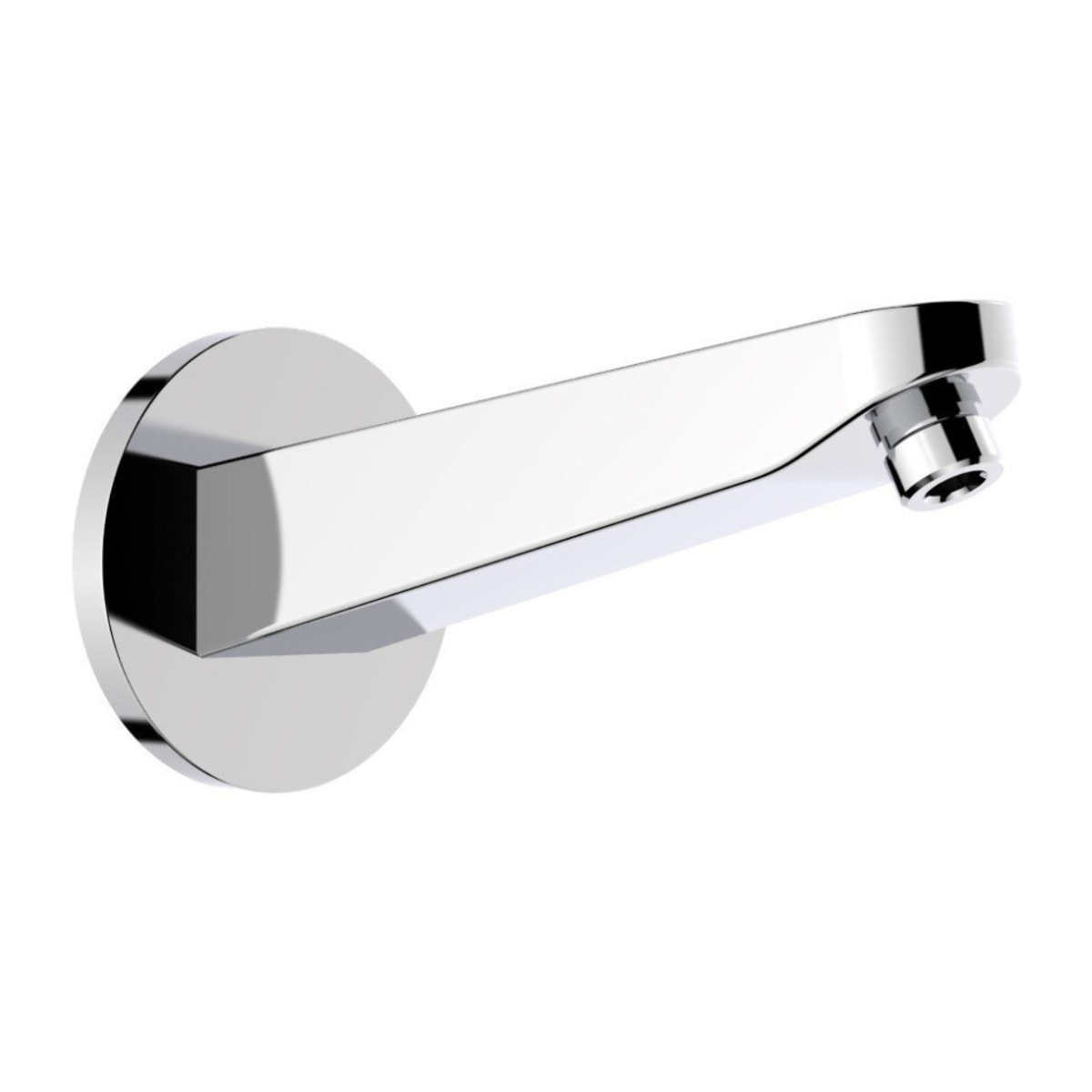 Bras de douche mural 20,2 cm pour douche de tête, raccord universel, chrome (SATBSRKM)