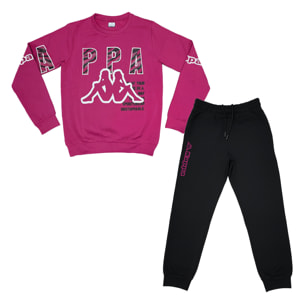 Tuta Ragazza KAPPA 8 - 16 Anni Cotone Felpato