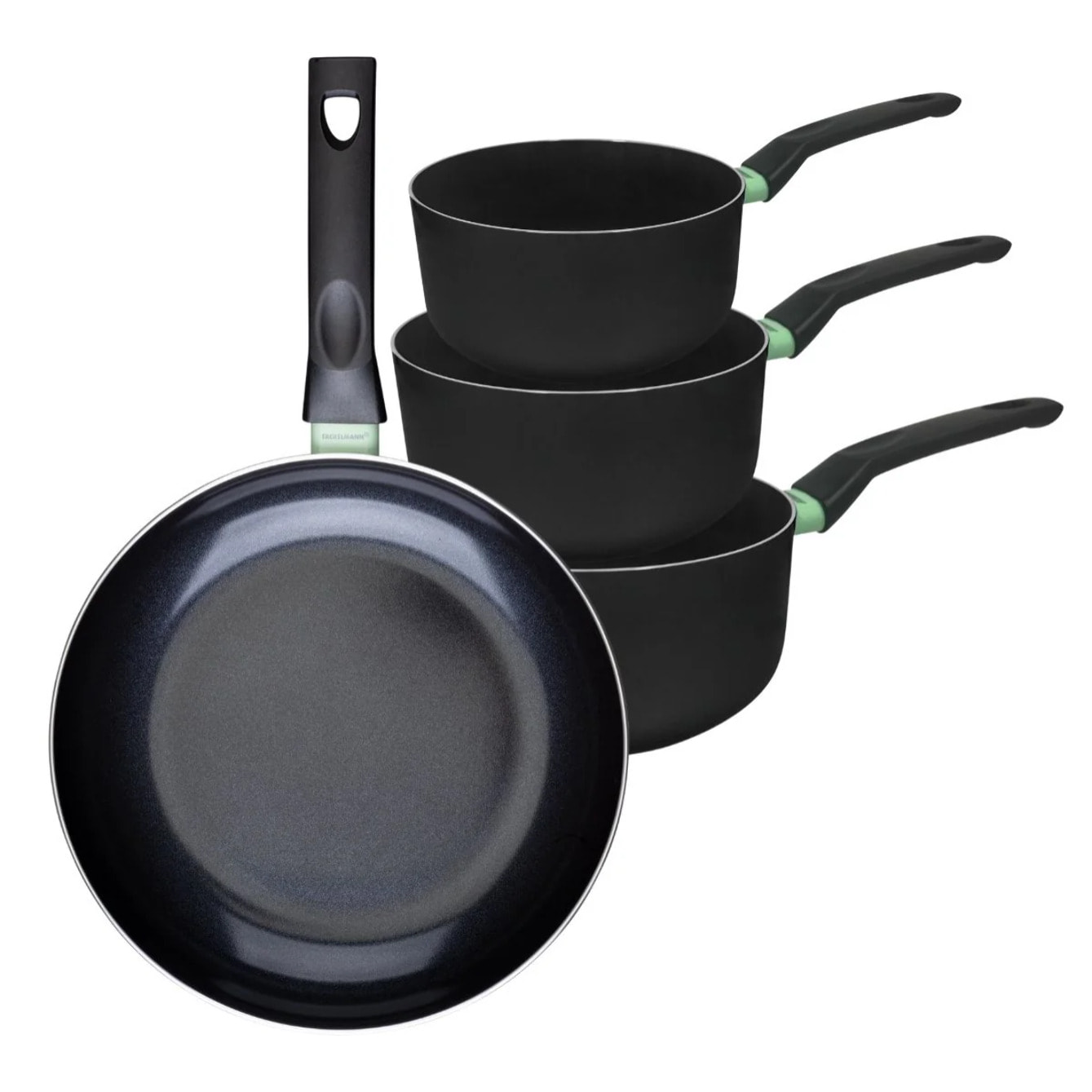 Ensemble de 1 poêle de 28 cm et 3 casseroles 16, 18 et 20 cm Fackelmann Brandao