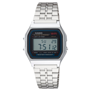 Reloj Casio A159W-N1DF Unisex Digital Cuarzo con Correa de Acero inoxidable
