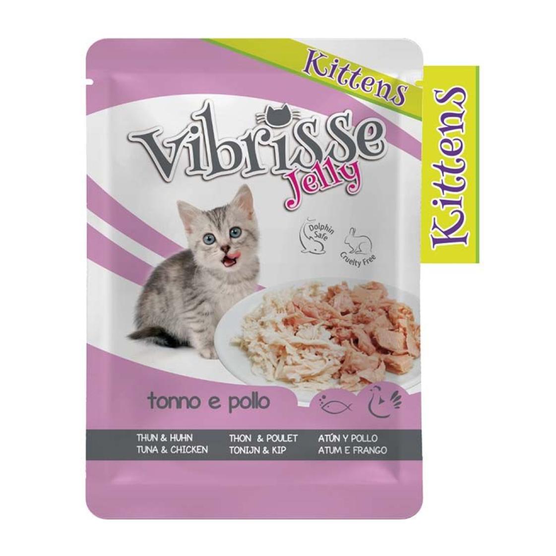 Bustine gatto gelatina - Vibrisse Jelly Kitten Tonno e pollo 70 gr - Croci