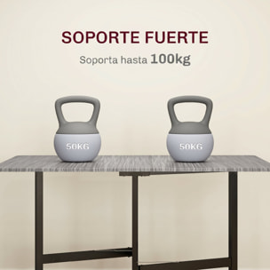Mesa Plegable de Comedor para 4-6 Personas Mesa de Cocina Plegable con Ruedas y Alas Abatibles para Cocina Salón 120x80x73 cm Gris