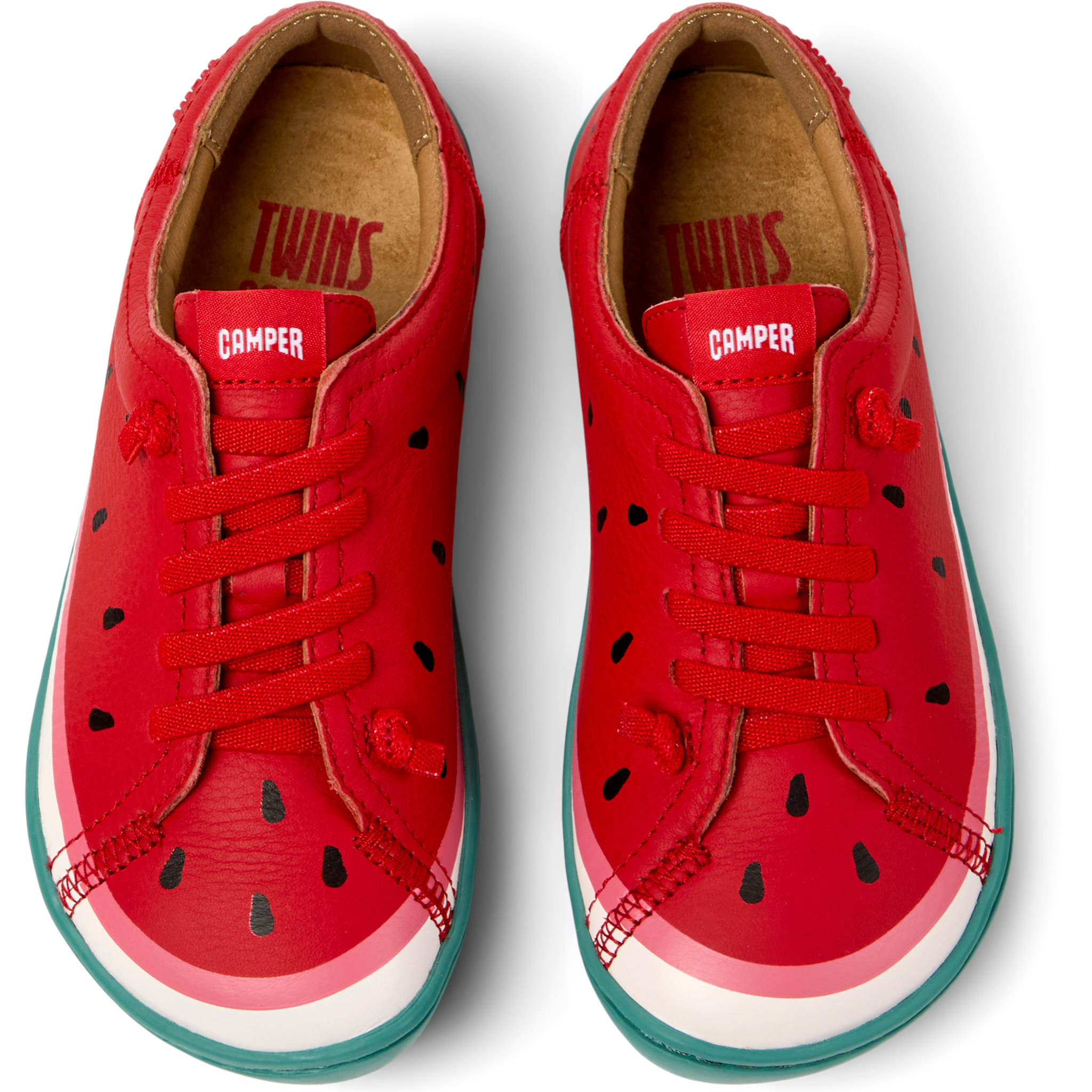 Zapatillas - CAMPER Peu Cami - Rojo - Cuero liso