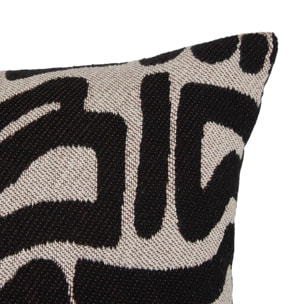 Coussin Mira 30x80cm noir et blanc