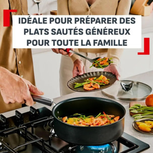 Sauteuse TEFAL 24cm Excellence + avec couvercle
