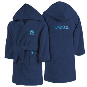 Peignoir enfant brodé 100% coton, OM RUBAN