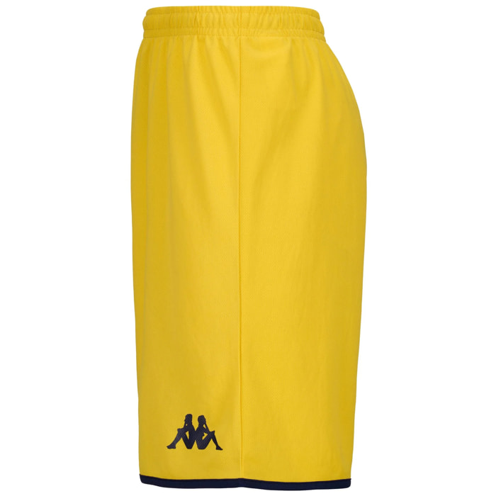 Kappa - Pantaloni Corti Uomo Giallo - Kappa4Basket Dumpo