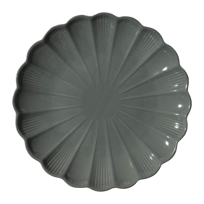 Assiette Calista Gris 27cm