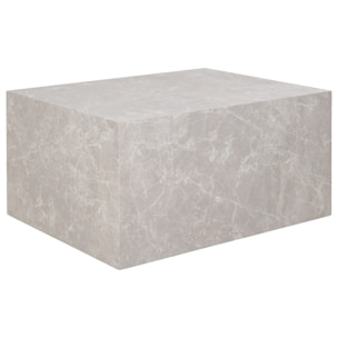 Pula - table basse - effet marbre - 80 cm - Beige