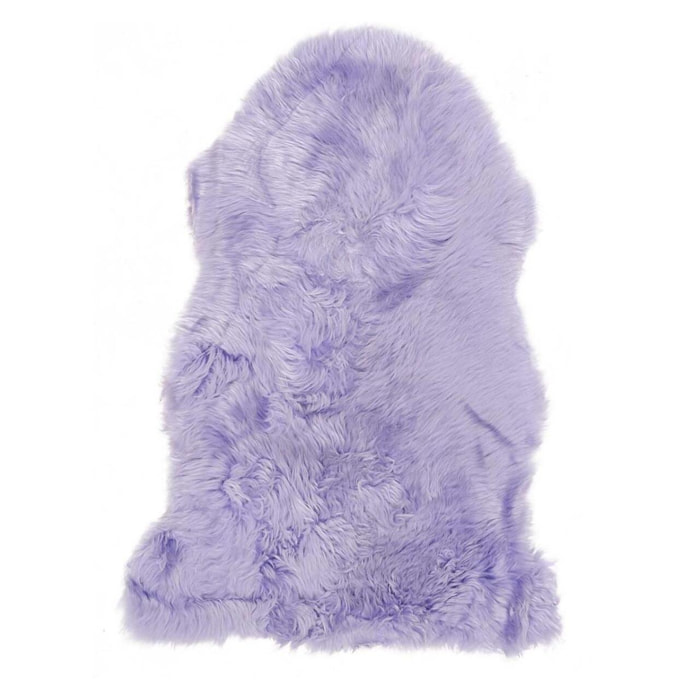 Tapis peau de mouton longs poils shaggy en laine