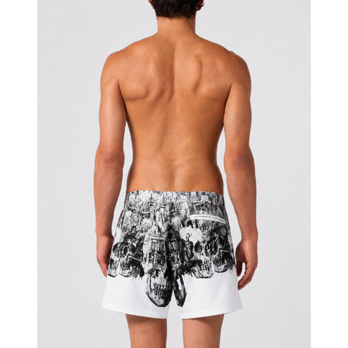 PHILIPP PLEIN Pantalones cortos SKULL