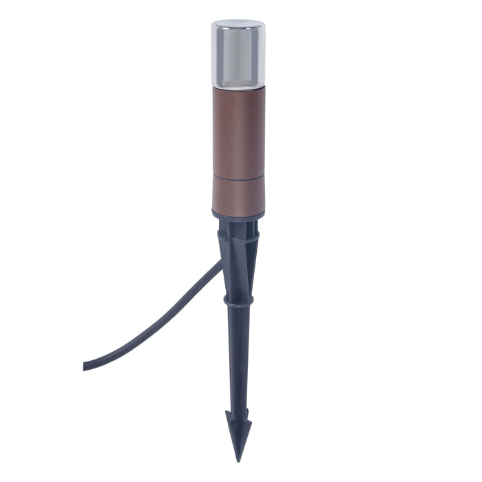 FORLIGHT Trim proyector marrón con led blanco cálido 3000K