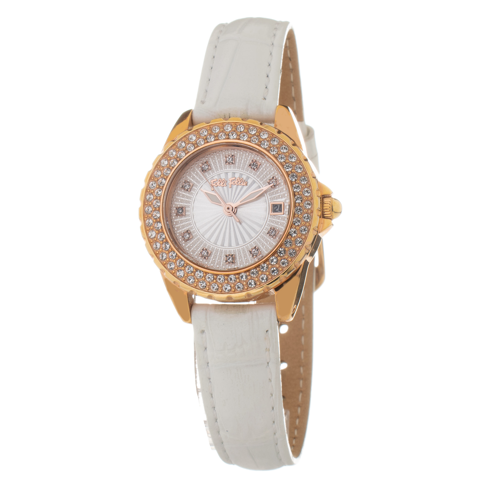 Reloj Folli Follie WF13B071STB Mujer Analogico Cuarzo con Correa de Cuero