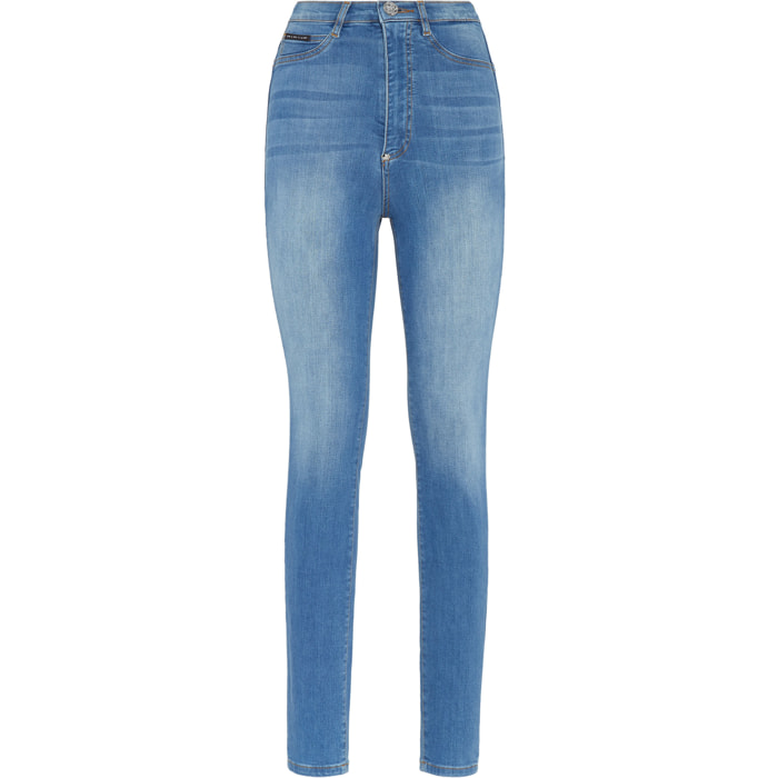 PHILIPP PLEIN Jegging de cintura alta