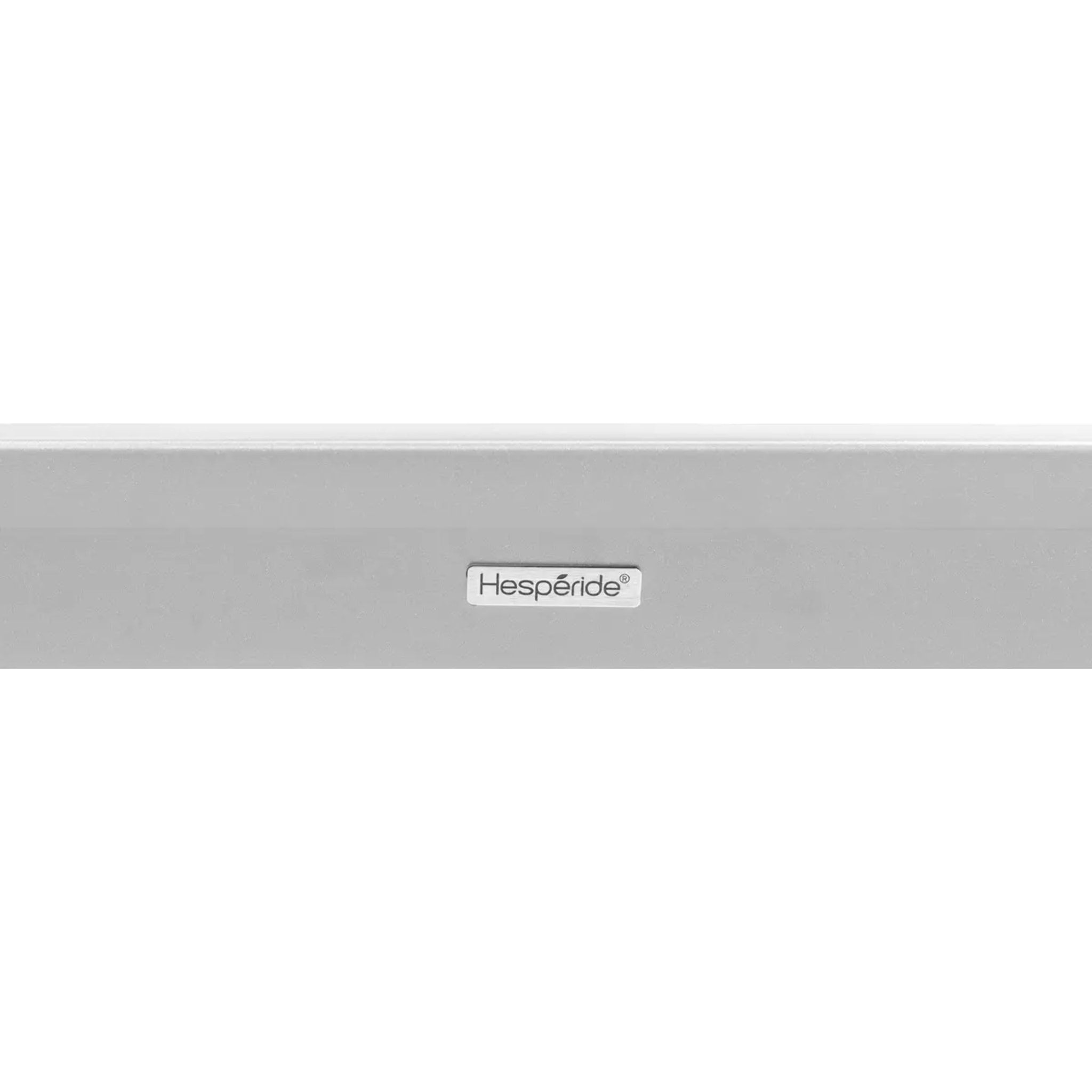 Table de jardin extensible "Pavane" lin & blanc 12 places en aluminium traité époxy