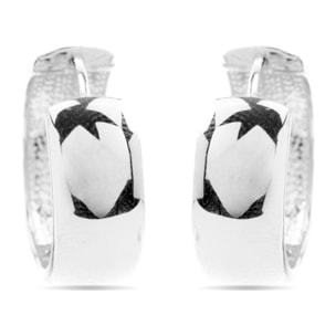 Pendientes Lux by Lux acabadoss en rodio