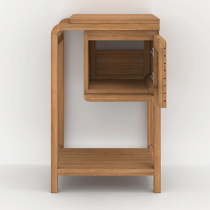 Meuble de salle de bain en bois de teck 50 cm - Lucette
