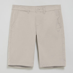 Bermuda relax gris claro con detalles Polo Club